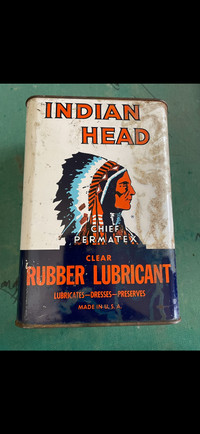 Indian head rubber lubricant 
