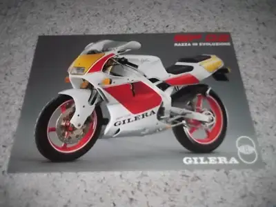 For Sale - 1990 Gilera SP 02 125cc sales brochure in good condition. This brochure shows the model a...