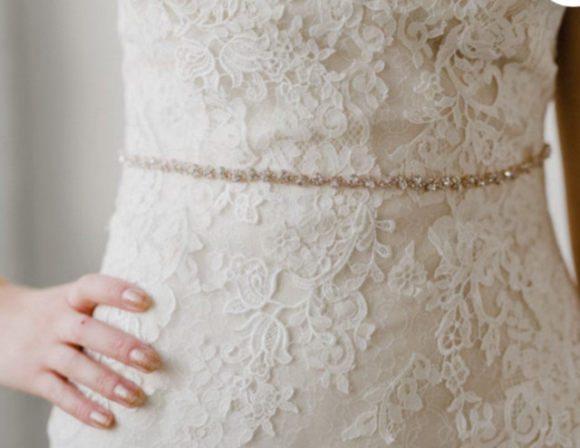 Rose gold bridal belt / sash in Wedding in City of Toronto