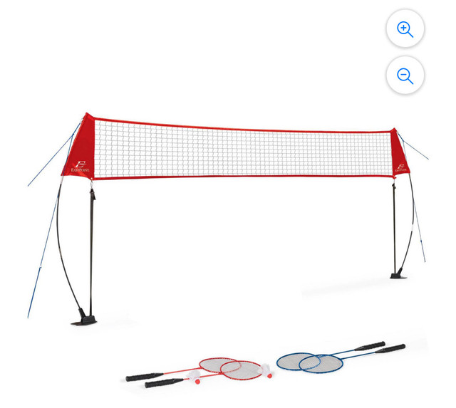 EastPoint Sports Easy Setup Badminton, 4 racquets and 2 shuttles in Other in Vancouver