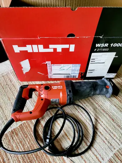 HILTI WSR 1000 reciprocating saw, new, View more
