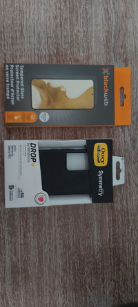 Otter Box Case and blackweb Tempered Glass Screen Protector S22