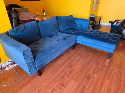Sofa couch combo with chiase lounge, View more
