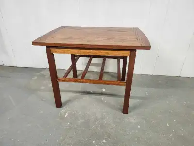 PendingMID-CENTURY TEAK DANISH END TABLE, View more