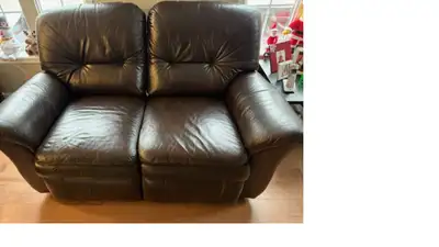 FREE - Lazyboy Leather SOFA and LOVE SEAT, View more