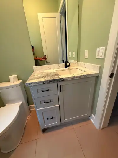 powder room vanity, View more