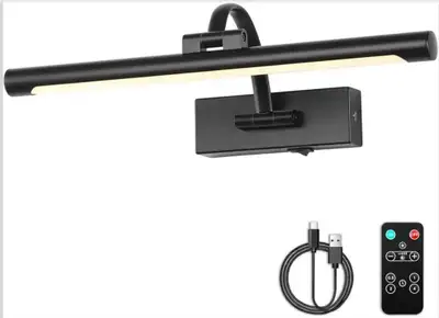 Picture Lights Battery Operated with Remote and Dimmable Functio, View more