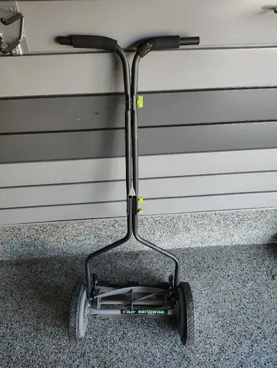 earthwise 14 inch reel mower height adjustment, View more