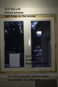 Window - Vinyl, Beige Outside, Picture, Various Sizes (d)