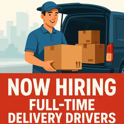 Full-Time Delivery Driver, View more