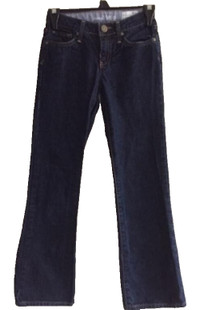 GAP adjust Waist Boot Cut Low Rise Blue Denim Jeans Girl's Sz 12