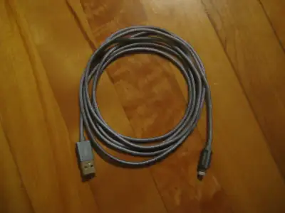 Lightning USB cable braided, View more