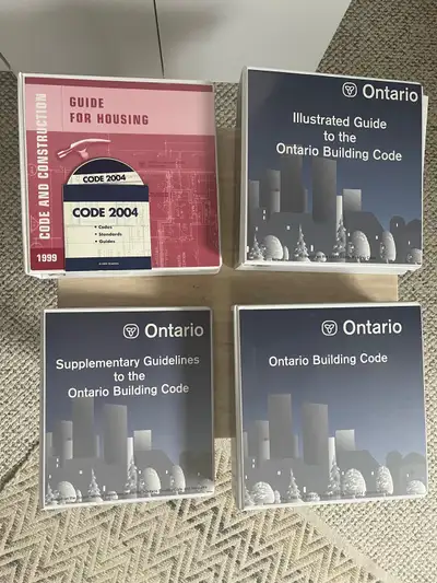 Ontario building code books older version, View more