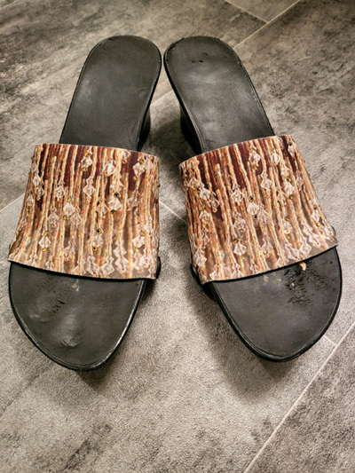 One Sole sandals with 9 different tops, View more