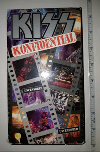KISS Konfidential VHS Tape