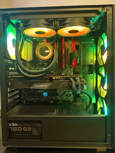 GAMING PC/RYZEN 7 2700/16GB RAM/RTX 2080 SUPER/WIFI+BLUETOOTH, View more