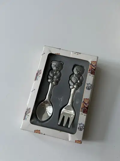 Royal Selangor Baby Pewter Cutlery Set, View more