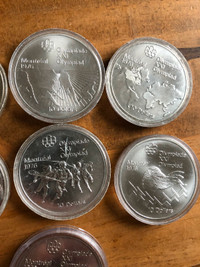 Canada Olympic Silver Coins