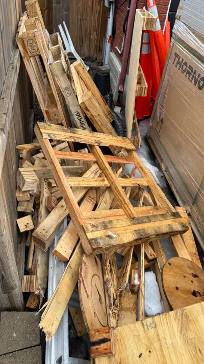 pallets and firewood, View more
