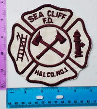 Sea Cliff NY fire department hook & Ladder 1 badge crest patch