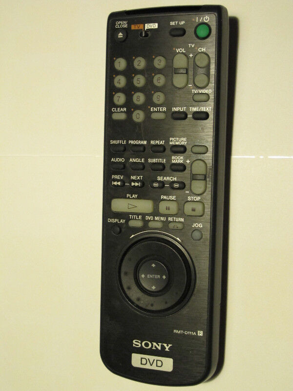 Sony RMT-D111A DVD TV & AV receiver remote plus other models in Video & TV Accessories in Winnipeg