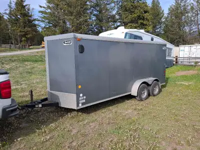 2011 Car mate Sportster Cargo Trailer 7x16 He has the strong locking mechanism for door and gate 8 r...