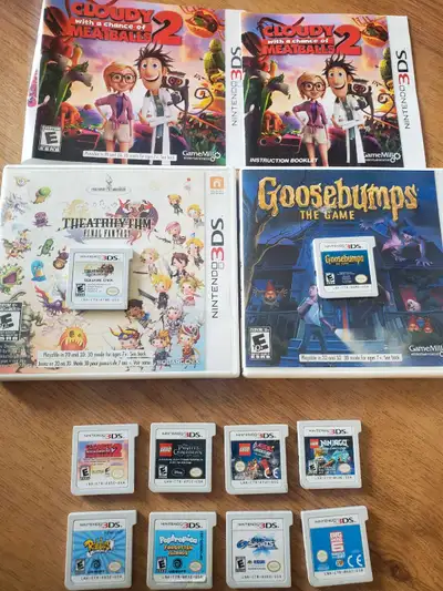 All games $15 each Buy 3 get the 4th for $5, 4 for $50 Or take ALL 10 games for $100 Cloudy with a c...