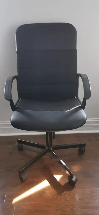 Ikea  Renberget Black Swivel Office Chair, View more