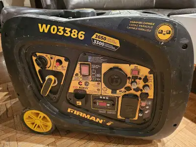 LIKE NEW - FIRMAN 3650/3300 Inverter Generator , View more
