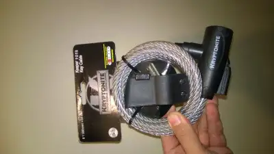 KRYPTONITE KEEPER 1018 BIKE LOCK Newly designed! Key Cable security for quick trip to the shops • 10...