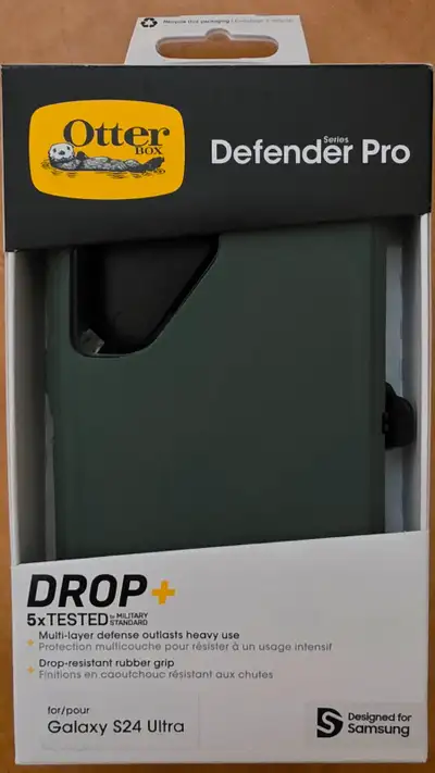 Otterbox Defender pro case for Galaxy S24 Ultra, View more
