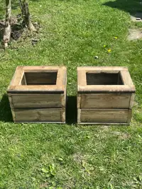 2 flower boxes for $60 for both 
