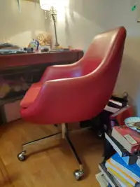 Red Rolling chair