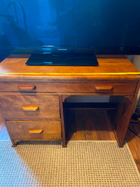 3 wooden desk for sale. $20.   Each