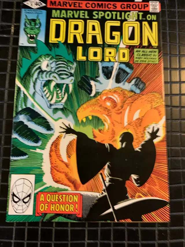 #5 marvel spotlight on dragon lord, like new in Mylar in Comics & Graphic Novels in Winnipeg - Image 2