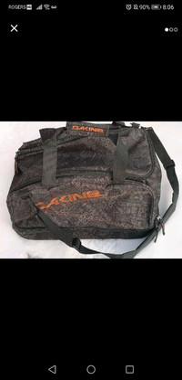 DAKINE SKI OR SNOWBOARD BOOTS, HELMET  & GEAR BAG