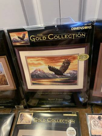 Dimensions Gold Collection SILENT FLIGHT Counted Cross Stitch Ki in Hobbies & Crafts in Burnaby/New Westminster - Image 2