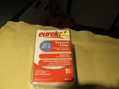 Selling brand new in box hepa filter DCF-4, DCF-18 for eureka vacuum cleaner. Paid $20 plus tax, ask...