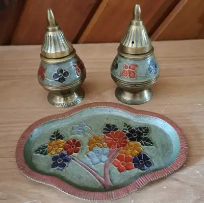 Brass Incense Holder With Tray, View more