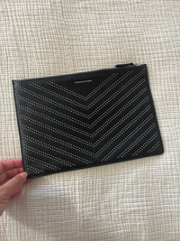 Mackage leather envelope clutch 