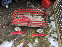 Traîneau/luge wagon en bois convertible pour enfants Millside