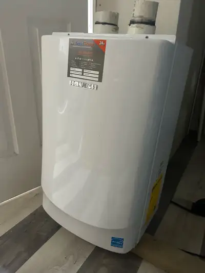 Navien Tankless on demand water heater, View more