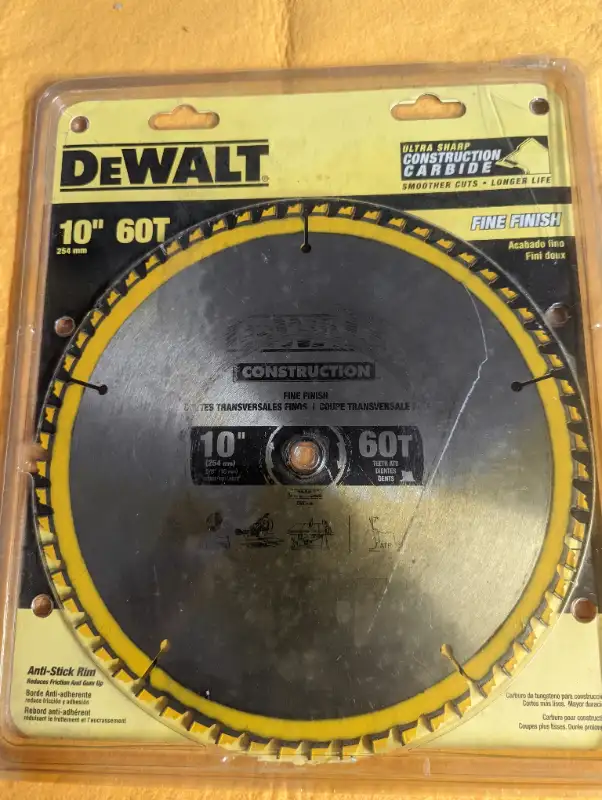 NEW 10 in. 12 in. Long Life Carbide Teeth Saw Blades. in Power Tools in London - Image 6