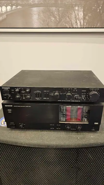 Kenwood Basic M2A Power Amplifier and Basic C2 Control Amplifier, View more