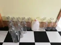 Milking Stool and Bottles