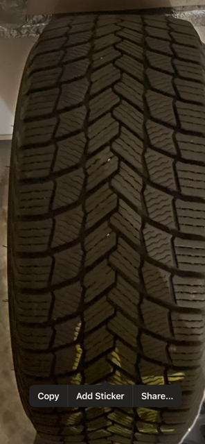 FOUR MICHELIN WINTER TIRES ON RIMS IS IN GOOD WORKING CONDITION. NO RUST ON RIMS FOR SERIOUS BUYERS...