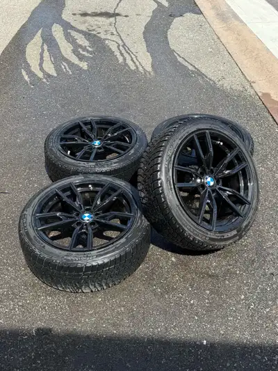 18 inch rims Bmw rims M sport style rims M performance style rims Bmw wheels • Orignal Gloss black c...