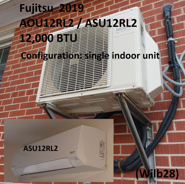Ductless Air Conditioner - Fujitsu Halcyon DC Inverter, AOU12RL2 in Heating, Cooling & Air in Markham / York Region