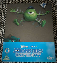 Monsters University - Limited Run Zavvi Steelbook Disney Bluray