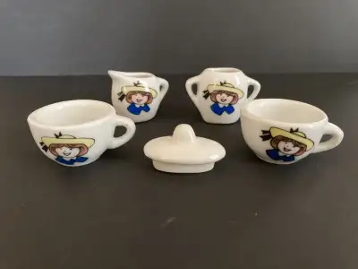 Vintage Madeline Miniature China Tea Set - 5 Pieces, View more